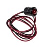 RS PRO Red Panel Mount Indicator, 12V DC, 20mA, Lead Wire Termination, Prominent Bezel 206-384