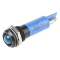 RS PRO Blue Panel Mount Indicator 230V AC 3mA IP67 Prominent Bezel IP67