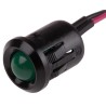 RS PRO Green Panel Mount Indicator 2V DC 20mA Lead Wire Termination Prominent Bezel 206-514