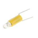 RS PRO Yellow Indicator Lamp Single Chip 12 V AC/DC, 4.25 mm Diameter 205-779