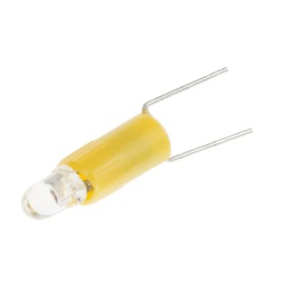 RS PRO Yellow Indicator Lamp Single Chip 12 V AC/DC, 4.25 mm Diameter 205-779