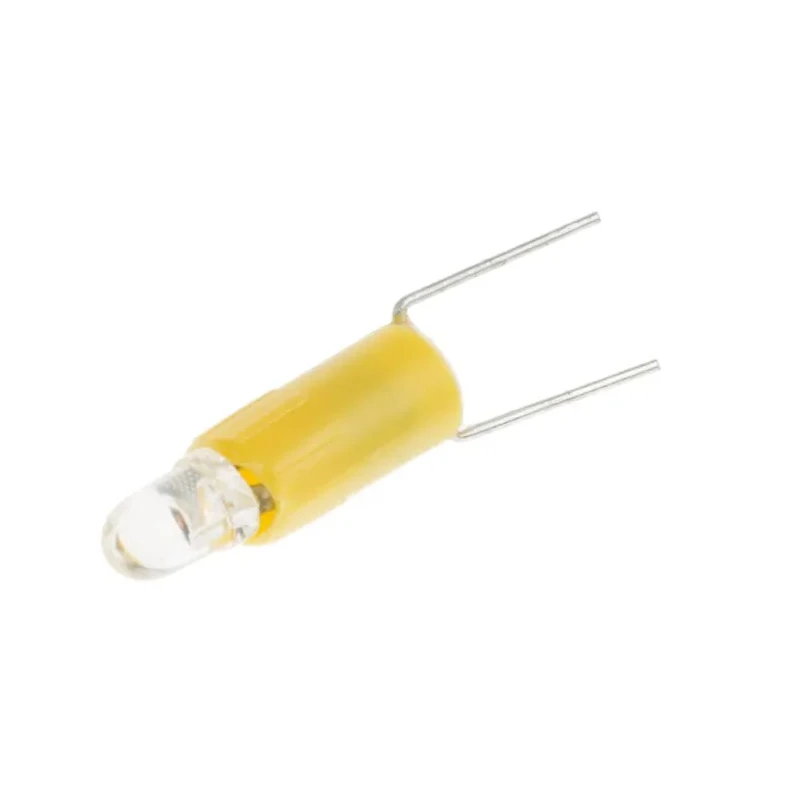 RS PRO Yellow Indicator Lamp Single Chip 12 V AC/DC, 4.25 mm Diameter 205-779