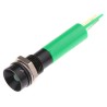 RS PRO Green Panel Mount Indicator 110V AC 6mA Solder Tab Termination IP40 Recessed 207-107