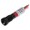RS PRO Red Panel Mount Indicator 230V AC 3mA Recessed Black Bezel 41mm Length 207-135