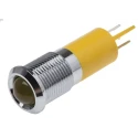 RS PRO Yellow Panel Mount Indicator, 24V DC, IP67 Rated, Prominent Bezel Style IP67