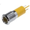 RS PRO Yellow Panel Mount Indicator, 24V DC, IP67 Rated, Prominent Bezel Style IP67