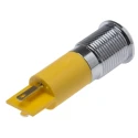 RS PRO Yellow Panel Mount Indicator, 24V DC, IP67 Rated, Prominent Bezel Style IP67