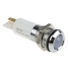 RS PRO White Panel Mount Indicator, 24V DC, IP67 Rated, Silver Bezel, Prominent Model IP67