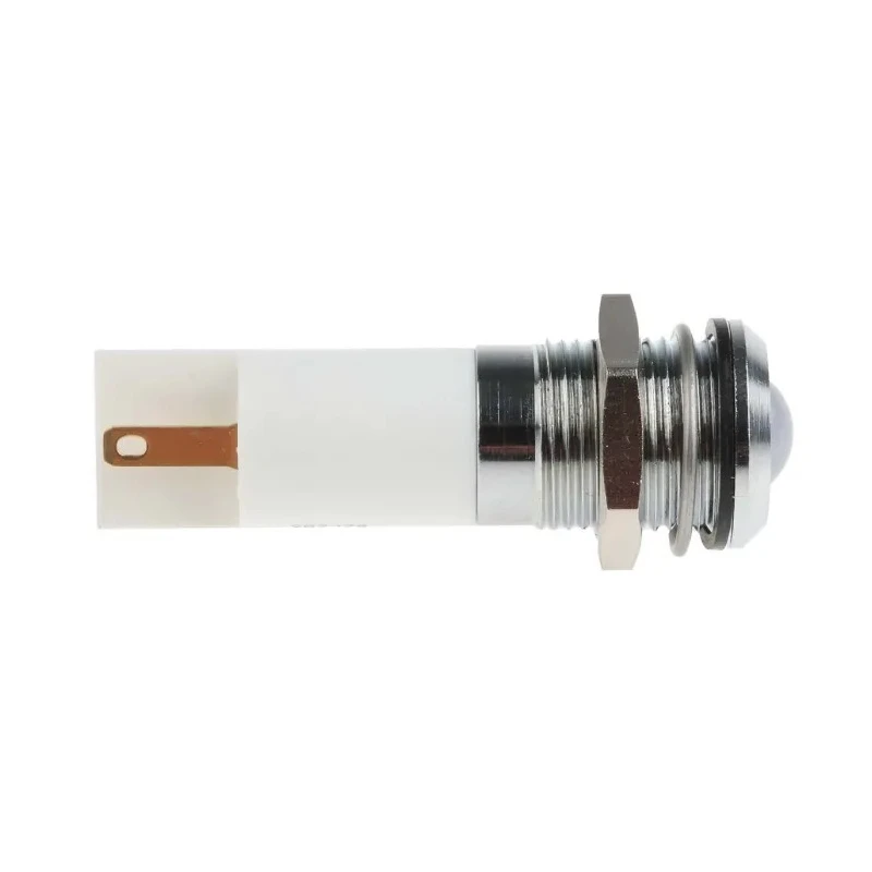 RS PRO White Panel Mount Indicator, 24V DC, IP67 Rated, Silver Bezel, Prominent Model IP67