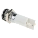 RS PRO White Panel Mount Indicator, 24V DC, IP67 Rated, Silver Bezel, Prominent Model IP67