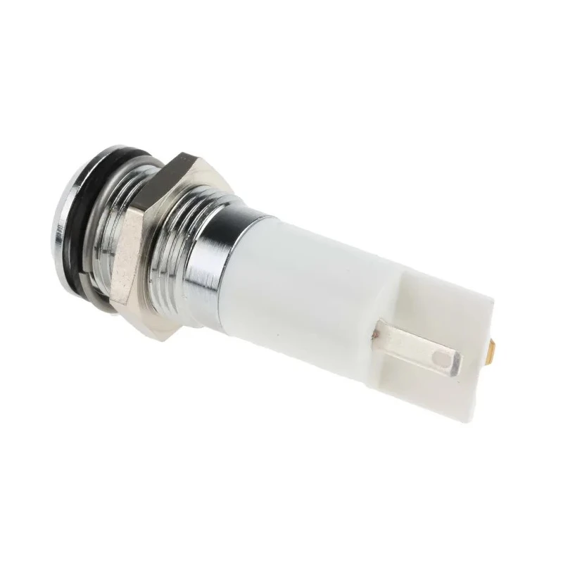 RS PRO White Panel Mount Indicator, 24V DC, IP67 Rated, Silver Bezel, Prominent Model IP67