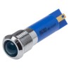 RS PRO Blue Panel Mount Indicator 230V ac 3mA IP67 Prominent Bezel IP67