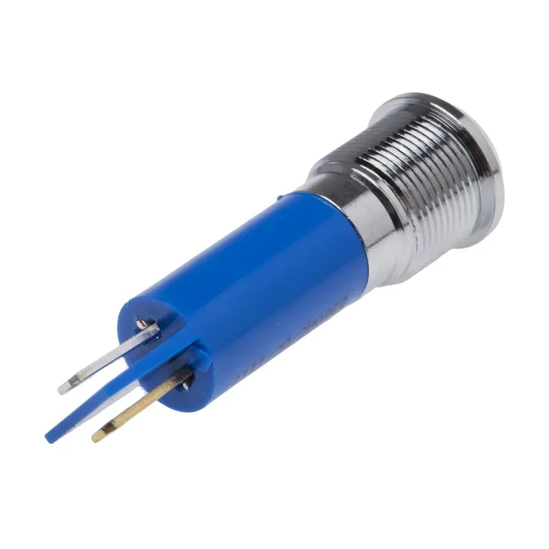 RS PRO Blue Panel Mount Indicator 230V ac 3mA IP67 Prominent Bezel IP67