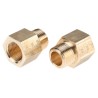 Legris Pneumatic Fitting 164 Series Male/Female Threaded Adapter Brass Nickel Finish 150°C 250 bar 0164 18 17