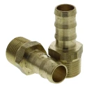 Legris Brass Pneumatic Fitting Threaded Adapter Male BSPT 3/8 in to Male 0123 10 17