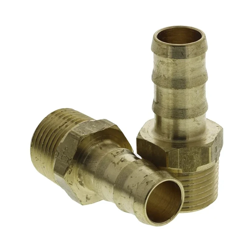 Legris Brass Pneumatic Fitting Threaded Adapter Male BSPT 3/8 in to Male 0123 10 17