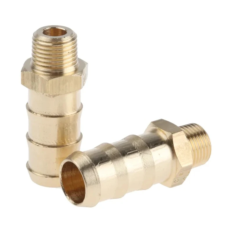 Legris Pneumatic Brass Pipe Fitting Threaded Adapter Male BSPT 1/8 in to Male 0123 10 10