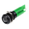 RS PRO Green Panel Mount Indicator 12V 20mA Solder Tab Termination IP67 Prominent Bezel 207-624