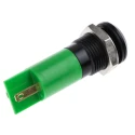 RS PRO Green Panel Mount Indicator 24 V AC/DC 20mA Solder Tab Termination IP67 Prominent Bezel 207-630