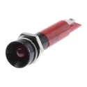 RS PRO Red Panel Mount Indicator, 24V dc, 20mA, Solder Tab Termination, Recessed 207-668