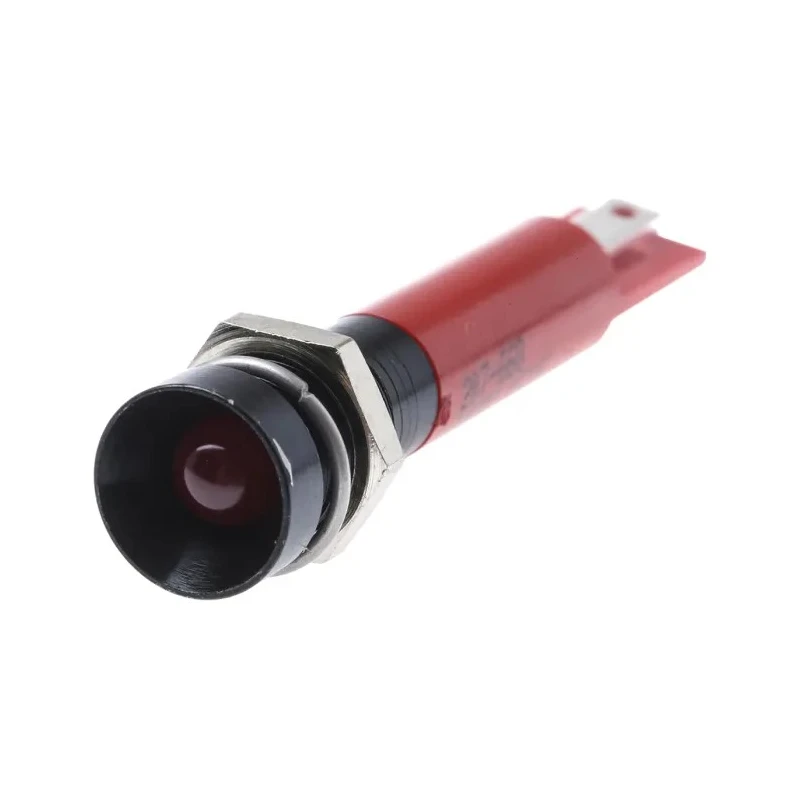 RS PRO Red Panel Mount Indicator, 24V dc, 20mA, Solder Tab Termination, Recessed 207-668
