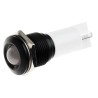 RS PRO White Panel Mount Indicator 230 V AC, 115 V AC, 3 mA, Solder Tab Termination, IP67, Prominent Bezel 207-725