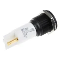 RS PRO White Panel Mount Indicator 230 V AC, 115 V AC, 3 mA, Solder Tab Termination, IP67, Prominent Bezel 207-725