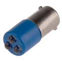 RS PRO Blue Panel Mount Indicator 24 V ac 24V dc LED Cluster Indicator 25mm Length 207-220