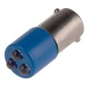 RS PRO Blue Panel Mount Indicator 24 V ac 24V dc LED Cluster Indicator 25mm Length 207-220