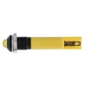 RS PRO Yellow Panel Mount Indicator 24V dc 20mA Solder Tab Termination Prominent Bezel 207-848