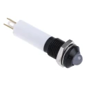 RS PRO Red, Green, Yellow Panel Mount Indicator 24V dc 20mA Solder Tab Termination IP67 Prominent Bezel 207-775