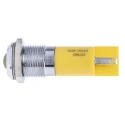 RS PRO Yellow Panel Mount Indicator 24V dc 20mA Solder Tab Termination Prominent Bezel 207-882