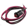 RS PRO Red Panel Mount Indicator, 2V DC, 20mA, Lead Wire Termination, Prominent Bezel 208-201