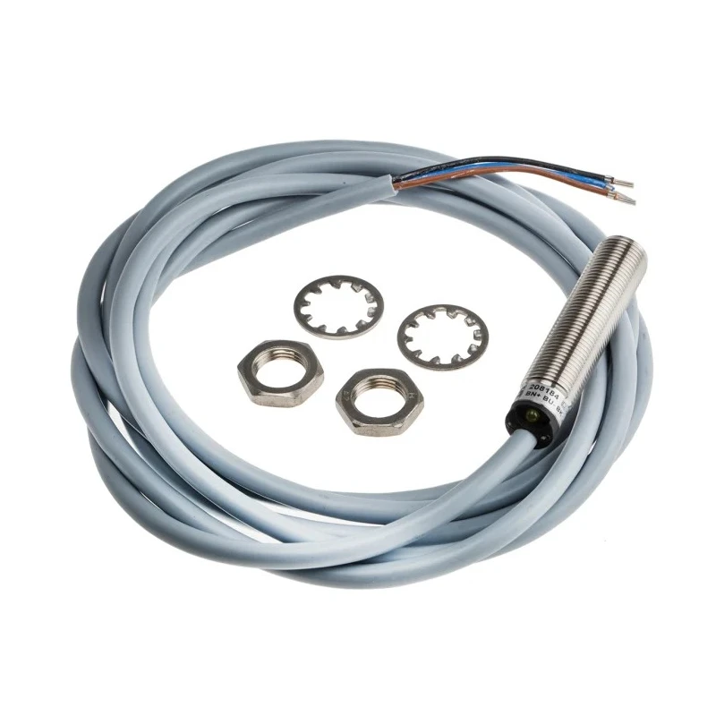 RS PRO Threaded Barrel Inductive Proximity Sensor, M12 x 1, PNP Output, 30 V DC, 3 mm Detection, IP68, Stainless 208-184