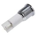 RS PRO White Panel Mount Indicator 24V AC/DC, 20mA, Solder Tab Termination, Flush Bezel 208-295