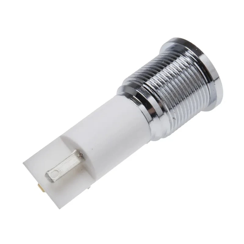 RS PRO White Panel Mount Indicator 24V AC/DC, 20mA, Solder Tab Termination, Flush Bezel 208-295