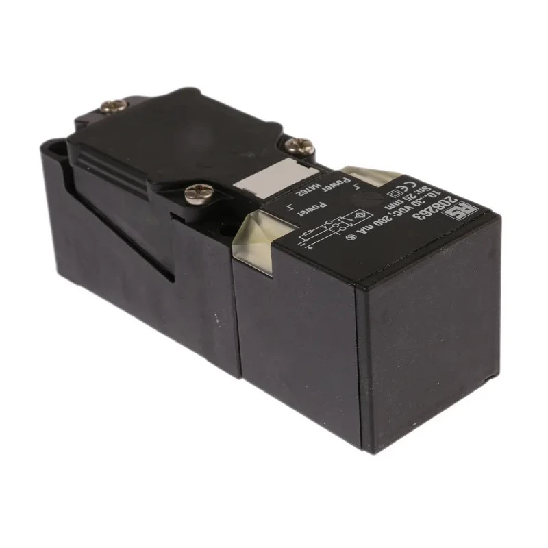 RS PRO Block Inductive Proximity Sensor M12 Thread, PNP Output, 30 V DC, 25 mm Detection Range 208-263