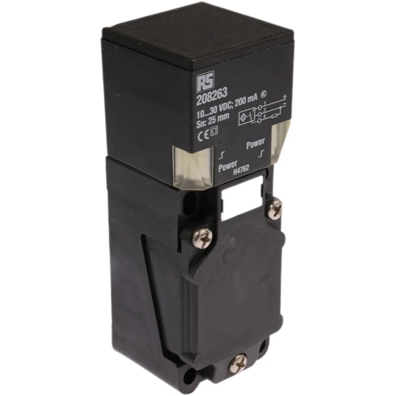 RS PRO Block Inductive Proximity Sensor M12 Thread, PNP Output, 30 V DC, 25 mm Detection Range 208-263