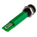 RS PRO Green Panel Mount Indicator 12V AC 20mA Solder Tab Termination Prominent Bezel 208-346