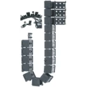 Igus Cable Trunking Black Plastic 15mm Width x 18mm Depth x 1m Length Minimum Bend Radius 28mm E1.18 W15mm