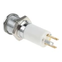 RS PRO Green, Yellow, Red Panel Mount Indicator 24V DC 20mA Solder Tab Termination Prominent Bezel 208-396