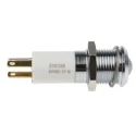 RS PRO Green, Yellow, Red Panel Mount Indicator 24V DC 20mA Solder Tab Termination Prominent Bezel 208-396