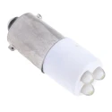 RS PRO White Panel Mount Indicator 130V AC 5mA 25mm Length 25 x 10 mm Mount Hole Size 208-841