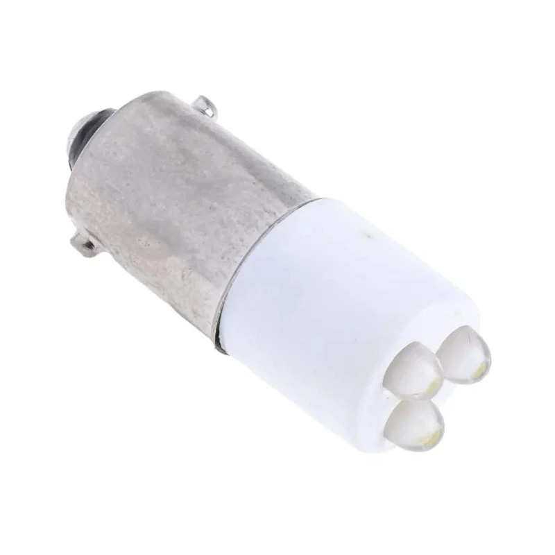 RS PRO White Panel Mount Indicator 130V AC 5mA 25mm Length 25 x 10 mm Mount Hole Size 208-841