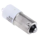 RS PRO White Panel Mount Indicator 130V AC 5mA 25mm Length 25 x 10 mm Mount Hole Size 208-841