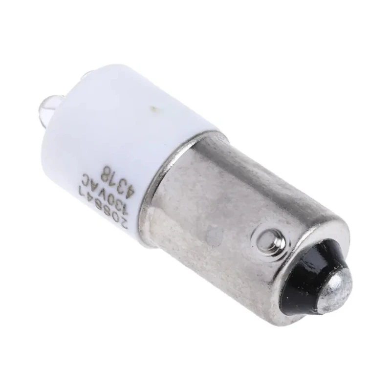 RS PRO White Panel Mount Indicator 130V AC 5mA 25mm Length 25 x 10 mm Mount Hole Size 208-841