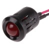 RS PRO Red Panel Mount Indicator, 12V dc, 20mA, Lead Wire Termination, Prominent BEZEL 208-958