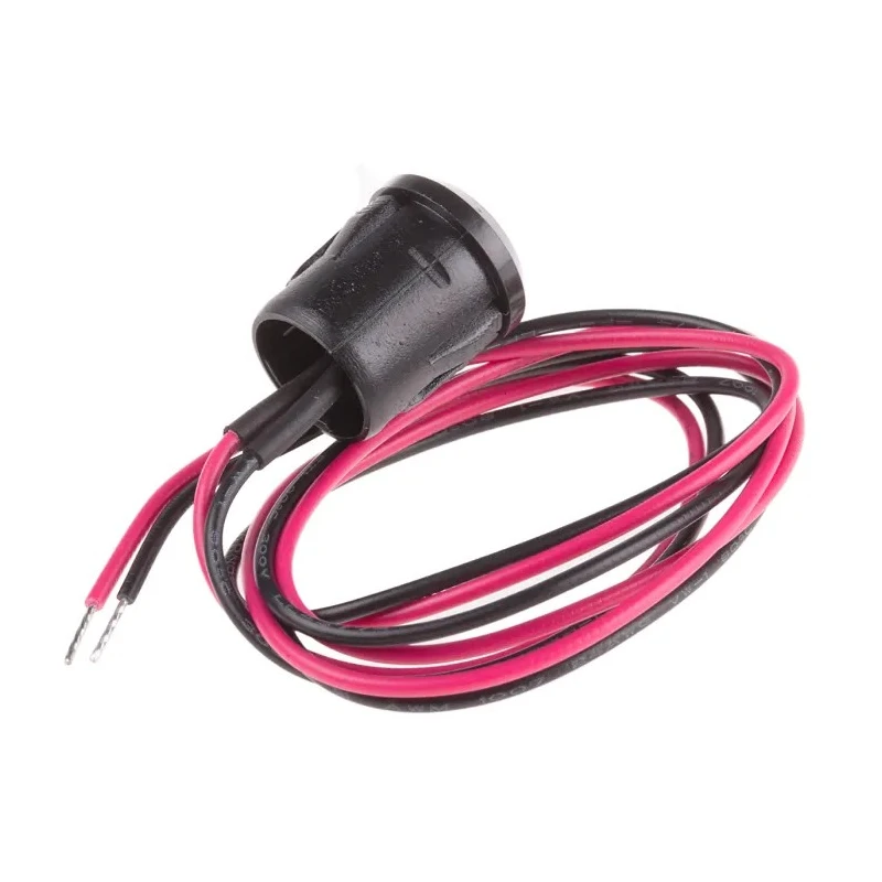 RS PRO Red Panel Mount Indicator, 12V dc, 20mA, Lead Wire Termination, Prominent BEZEL 208-958