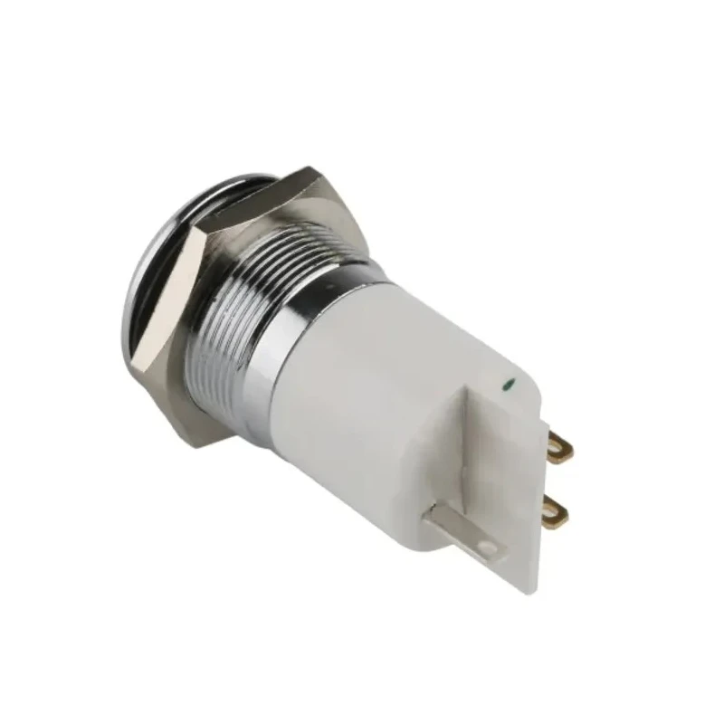 RS PRO Green, Yellow, Red Panel Mount Indicator 24V DC 20mA Solder Tab Termination Prominent Silver Bezel 208-942