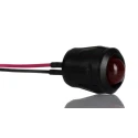 RS PRO Red Panel Mount Indicator 12V DC 20mA Lead Wire Termination Prominent Bezel 209-119